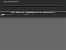 Tablet Screenshot of expressrate.com
